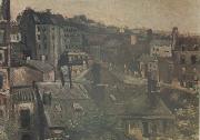Vincent Van Gogh View of the Roofs Paris (nn04) Spain oil painting artist